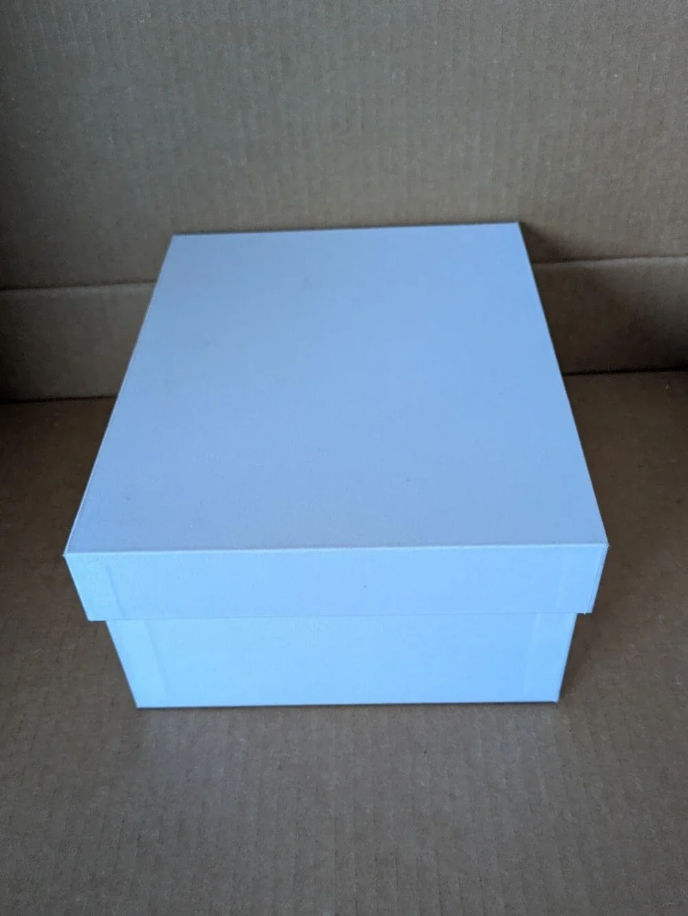 Storage Box WHITE Home Organization Box Adjustable Inside Dividers